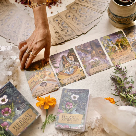 Anima Mundi Herbal Astrology Oracle | A 55 Card Deck and Guidebook