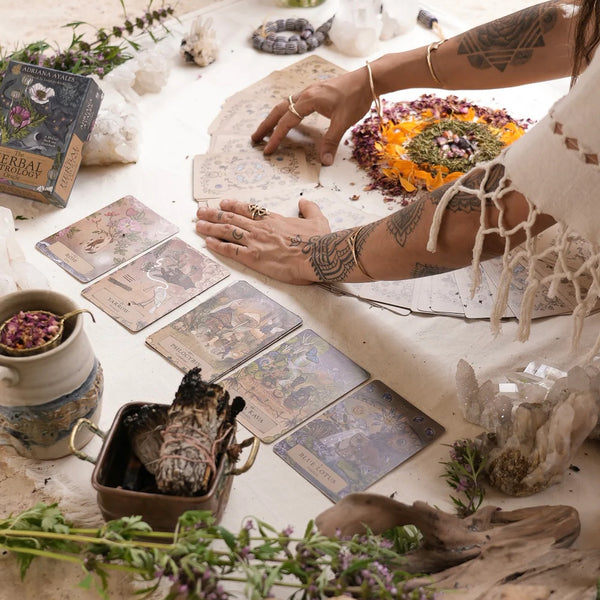 Anima Mundi Herbal Astrology Oracle | A 55 Card Deck and Guidebook