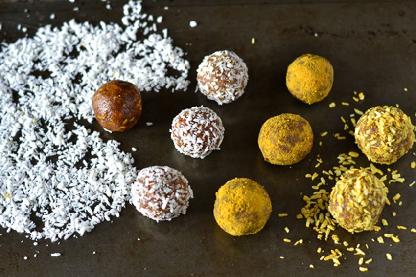 Golden Glow Carrot Cake Blissballs