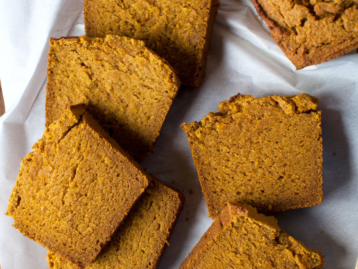 Stress? Ontbijt dan met deze pompoencake!