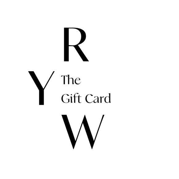 RYW gift card