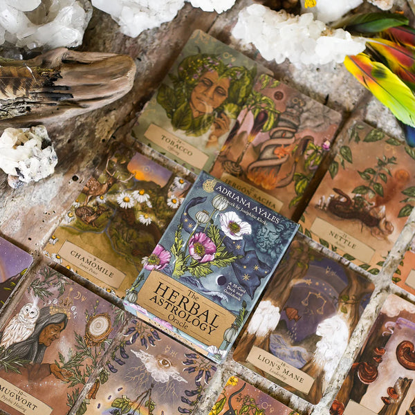 Anima Mundi Herbal Astrology Oracle | A 55 Card Deck and Guidebook